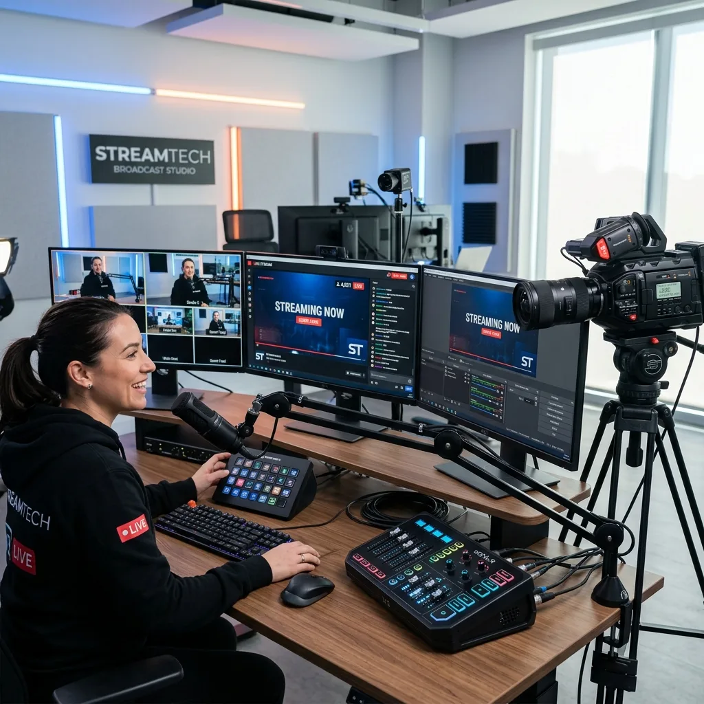 Setup de Streaming y realización en directo